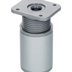 Brico Meubelpoten-Duraline Meubelpoot Verstelbaar Pvc 3,5X12-18Cm Zwart