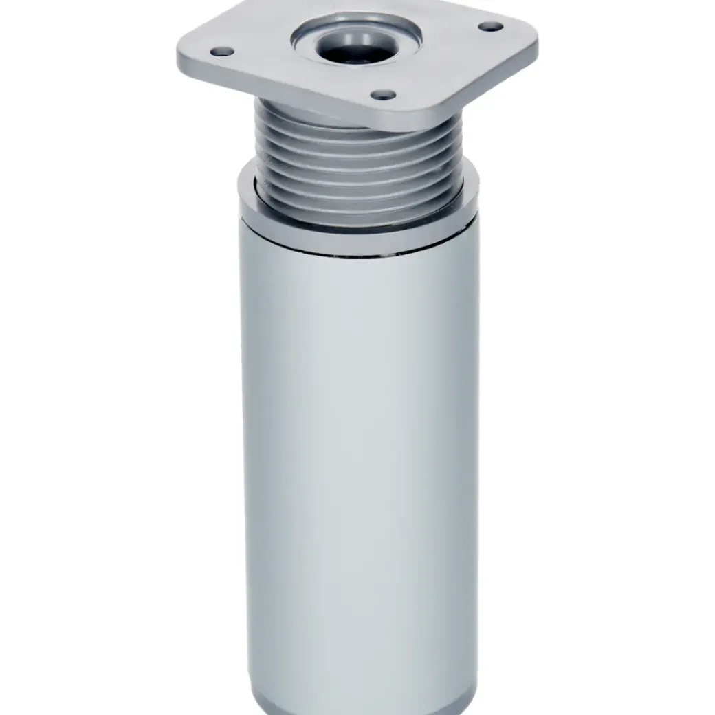 Brico Meubelpoten-Duraline Meubelpoot Verstelbaar Rond Alumimium O4X10-13Cm