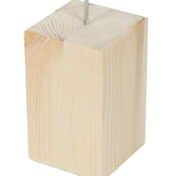 Brico Meubelpoten-Duraline Meubelpoot Vierkant Staal 2,5X2,5X15Cm Zwart