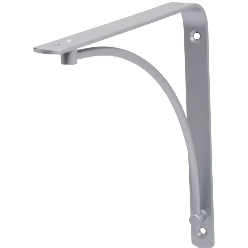 Brico Plankendragers-Duraline Plankdrager Arch Mat Zilver 19,5X19,5Cm
