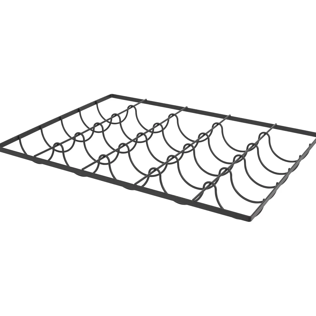 Duraline Wijnrek Storage Zwart 60Cm 3Pp|Brico Clearance