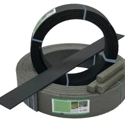Brico Opsluitbanden & Boordstenen-Eco Edge Kantopsluiting Rol - Zwart - 1000 X 14 X 0,7 Cm