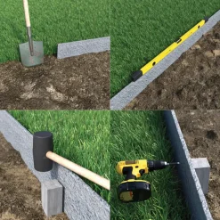 Brico Opsluitbanden & Boordstenen-Eco Edge Kantopsluiting Rol - Zwart - 1000 X 14 X 0,7 Cm