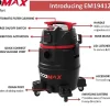 Ecomax Stofzuiger Nat-Droog M Class Liter Pp 30Liter|Brico Outlet