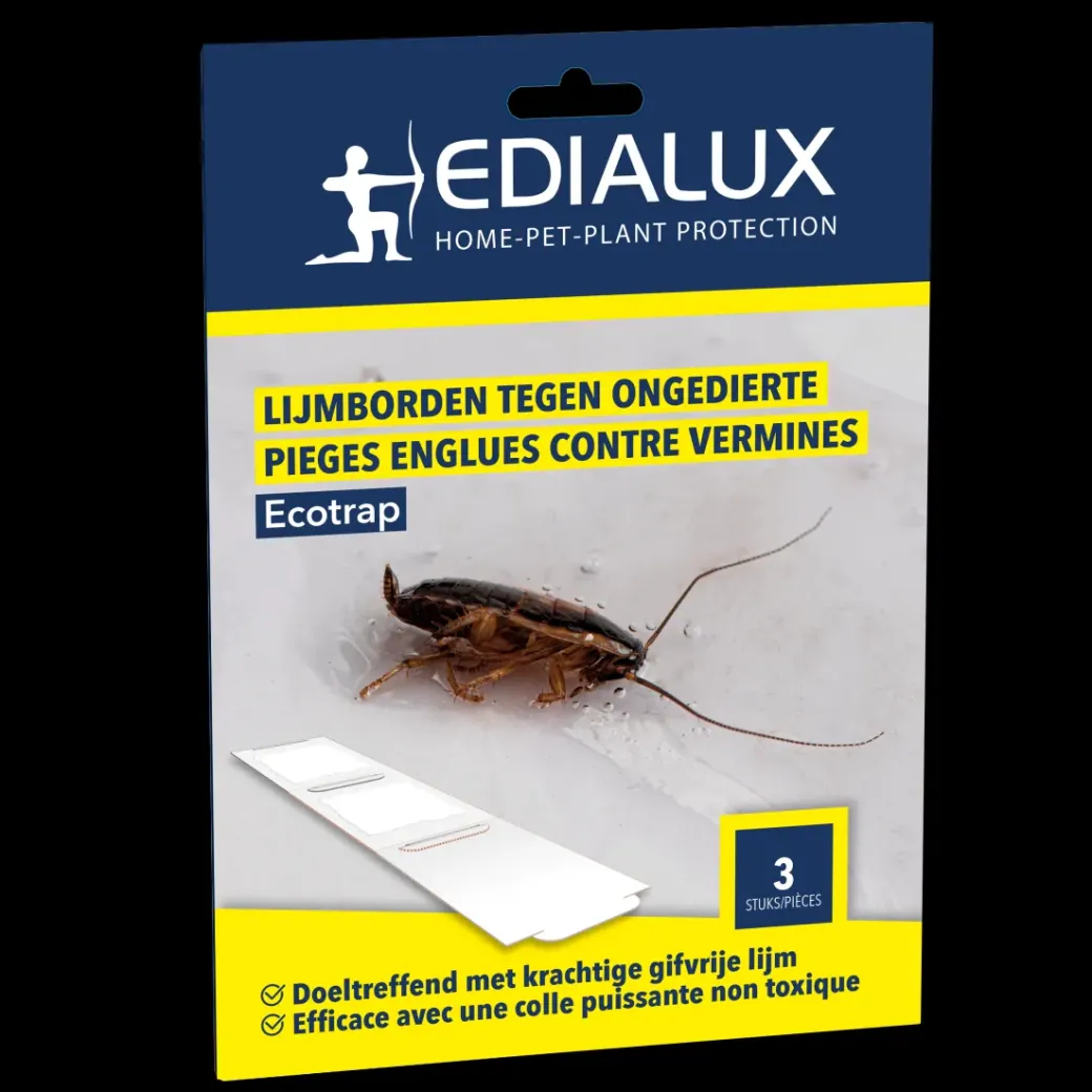 Brico Ongediertebestrijding-Edialux Ecotrap Muis En Insectenval 3Stuks