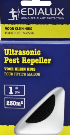 Brico Ongediertebestrijding-Edialux Ultrasoon Apparaat Tegen Muizen, Spinnen En Kruipinsecten