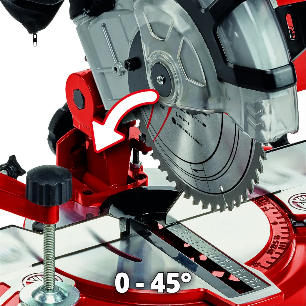 Einhell Afkortzaag Tcms2112 1400W|Brico Discount