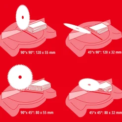 Einhell Afkortzaag Tcms2112 1400W|Brico Discount