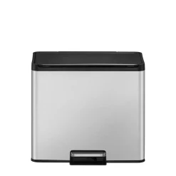 Eko Pedaalemmer Essential Met 3 Binnenemmers Voor Het Scheiden Van Afval Geborsteld Rvs 3X9L|Brico Outlet