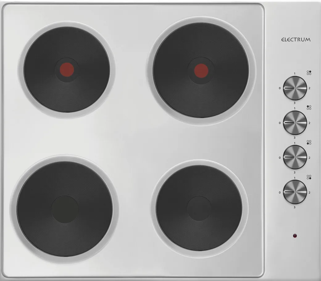 Electrum Elektrische Kookplaat 4 Zones Ps6042Ex Rvs 60Cm|Brico Discount