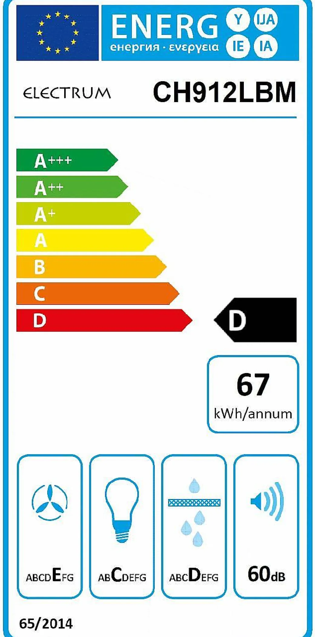 Electrum Schouwafzuigkap 90Cm Ch912Lbm Zwart|Brico Sale