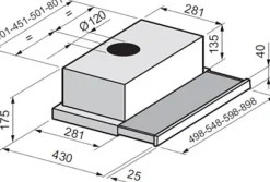 Electrum Telescopische Afzuigkap Th612Lx Rvs|Brico Outlet