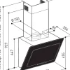 Electrum Verticale Wandafzuigkap 90Cm Dhpr93008Blg Zwart|Brico