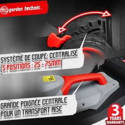 Elem Garden - Elektrische Grasmaaier 1500W - Maaibreedte 37Cm|Brico Best