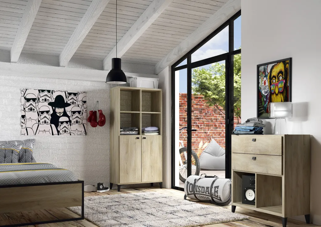 Elements Kubus Kast Eik 3X2|Brico Outlet