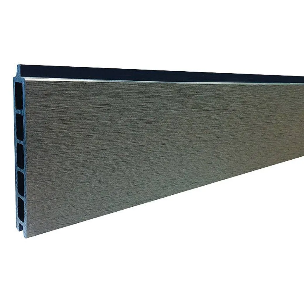 Elephant Planken Modular Mix&Match Composiet Wpc Grijs 180X14X2Cm 2 Stuks|Brico