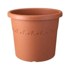 Brico Plantenpotten En -Bakken-Elho Bloempot Algarve Cilindro Rond Wielen O48Cm Terra