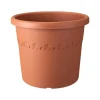 Brico Plantenpotten En -Bakken-Elho Bloempot Algarve Cilindro Rond Wielen O40Cm Terra