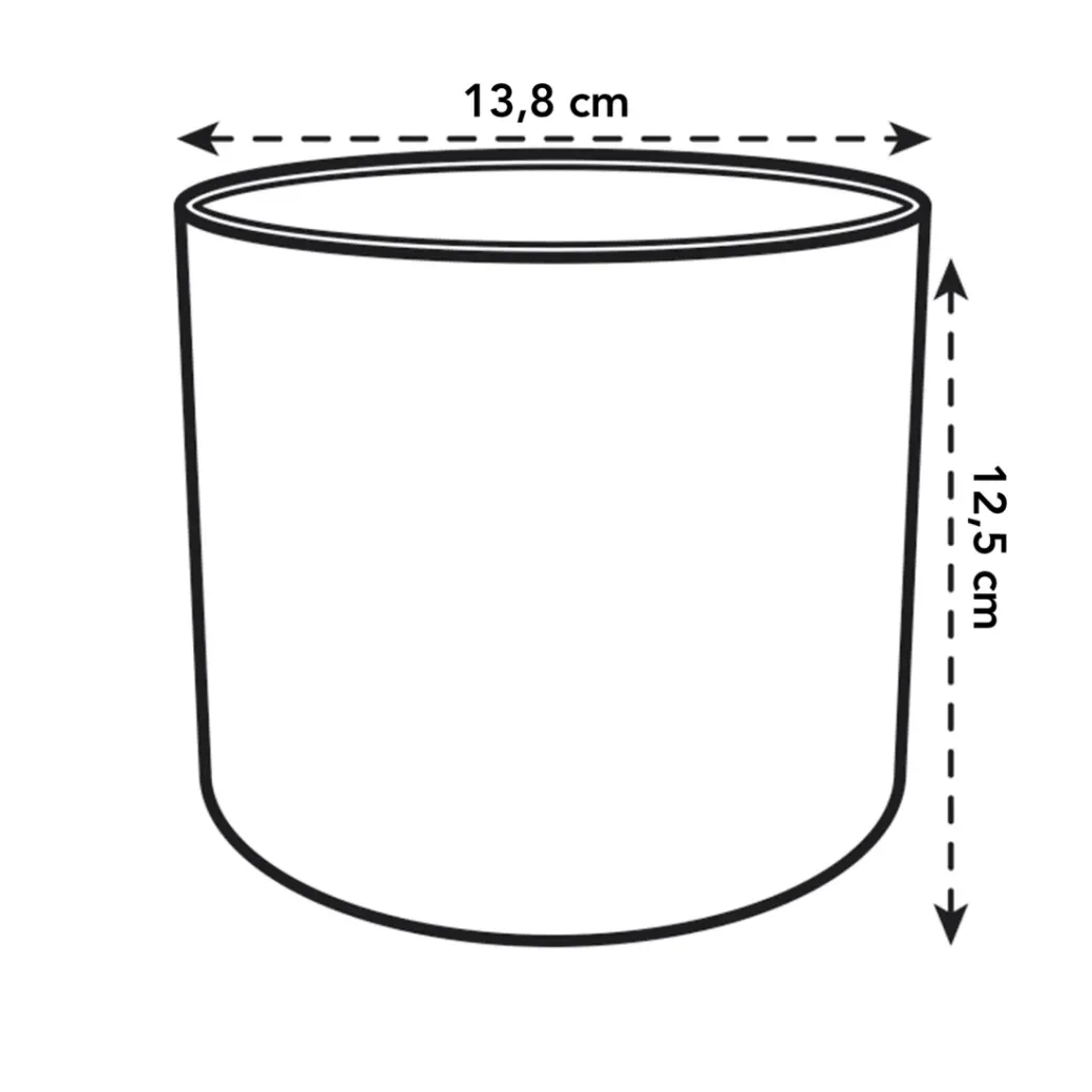 Brico Plantenpotten En -Bakken-Elho Bloempot B. For Soft Rond O14Cm Antraciet
