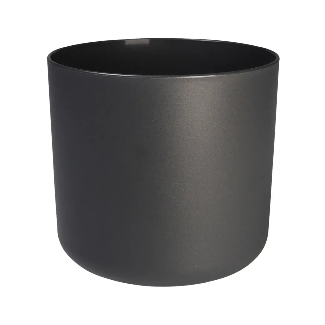 Brico Plantenpotten En -Bakken-Elho Bloempot B.For Soft Rond O30Cm Antraciet
