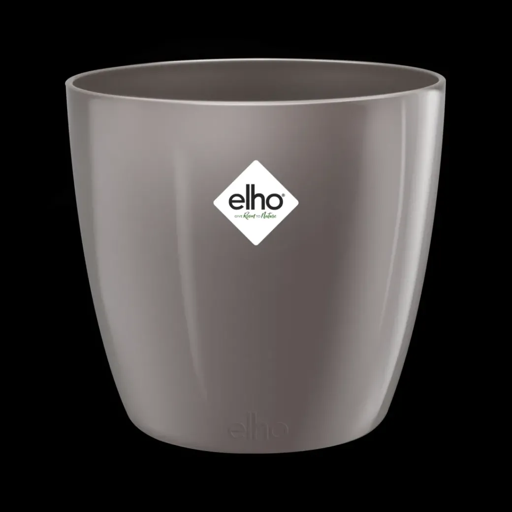 Brico Plantenpotten En -Bakken-Elho Bloempot Brussels Diamond Rond O25Cm Oyster Pearl