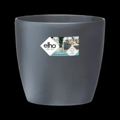 Brico Plantenpotten En -Bakken-Elho Bloempot Brussels Rond Wielen O35Cm Antraciet