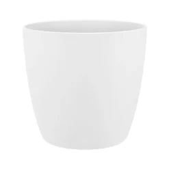 Brico Plantenpotten En -Bakken-Elho Bloempot Brussels Rond O25Cm Wit