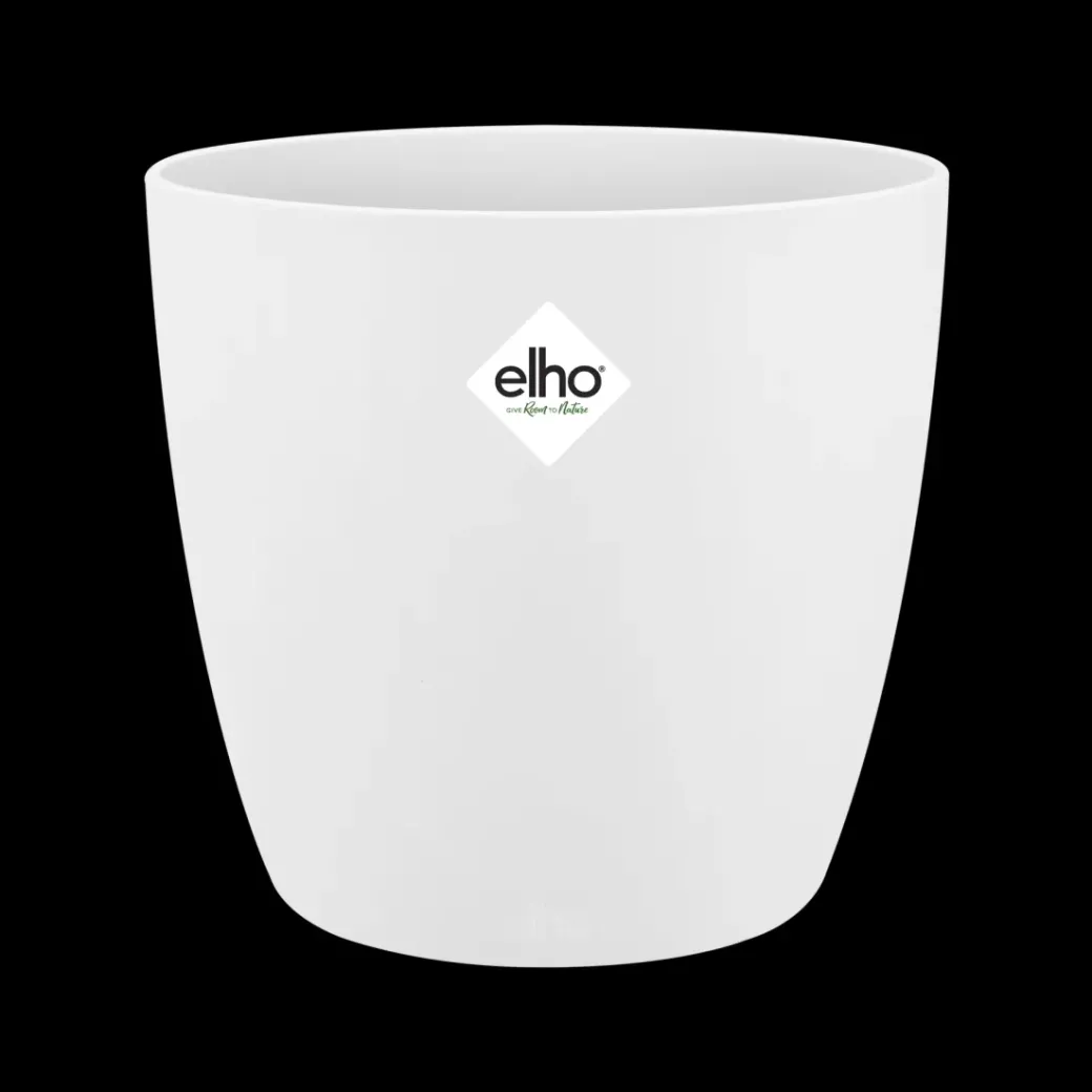 Brico Plantenpotten En -Bakken-Elho Bloempot Brussels Rond O25Cm Wit