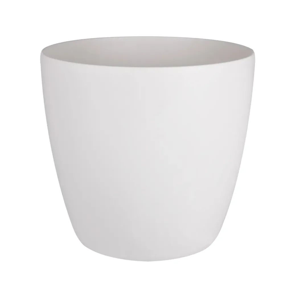 Brico Plantenpotten En -Bakken-Elho Bloempot Brussels Rond Wielen O35Cm Wit