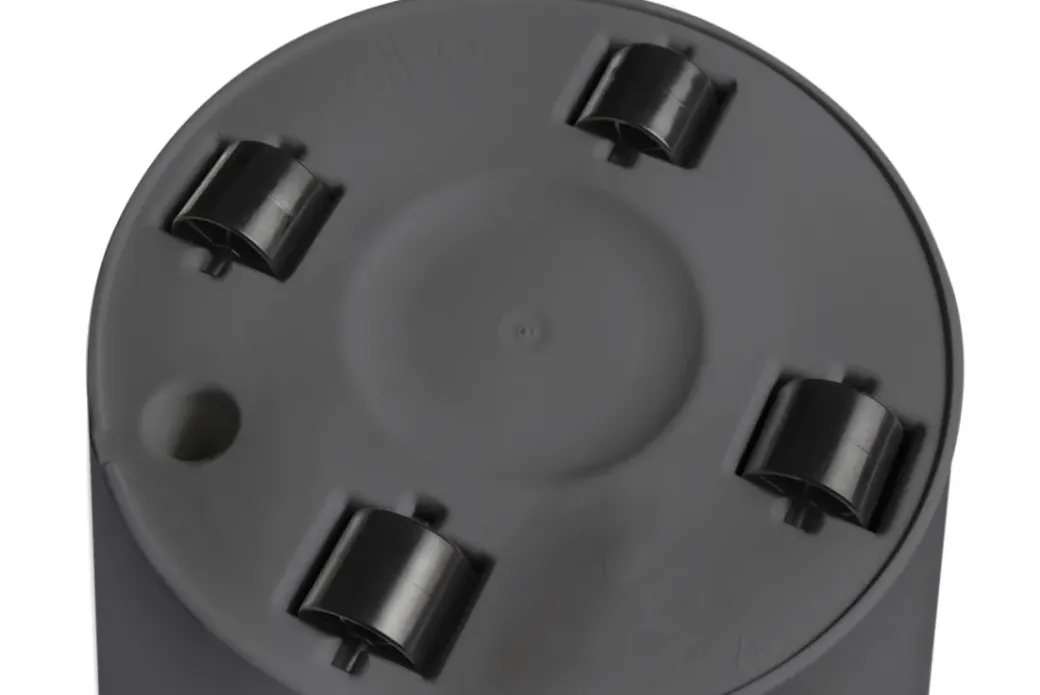 Brico Plantenpotten En -Bakken-Elho Bloempot Loft Urban Rond Wielen O40Cm Antraciet