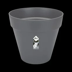 Brico Plantenpotten En -Bakken-Elho Bloempot Loft Urban Rond Wielen O40Cm Antraciet