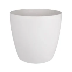 Brico Plantenpotten En -Bakken-Elho Brussels Rond Wielen O47Cm Wit