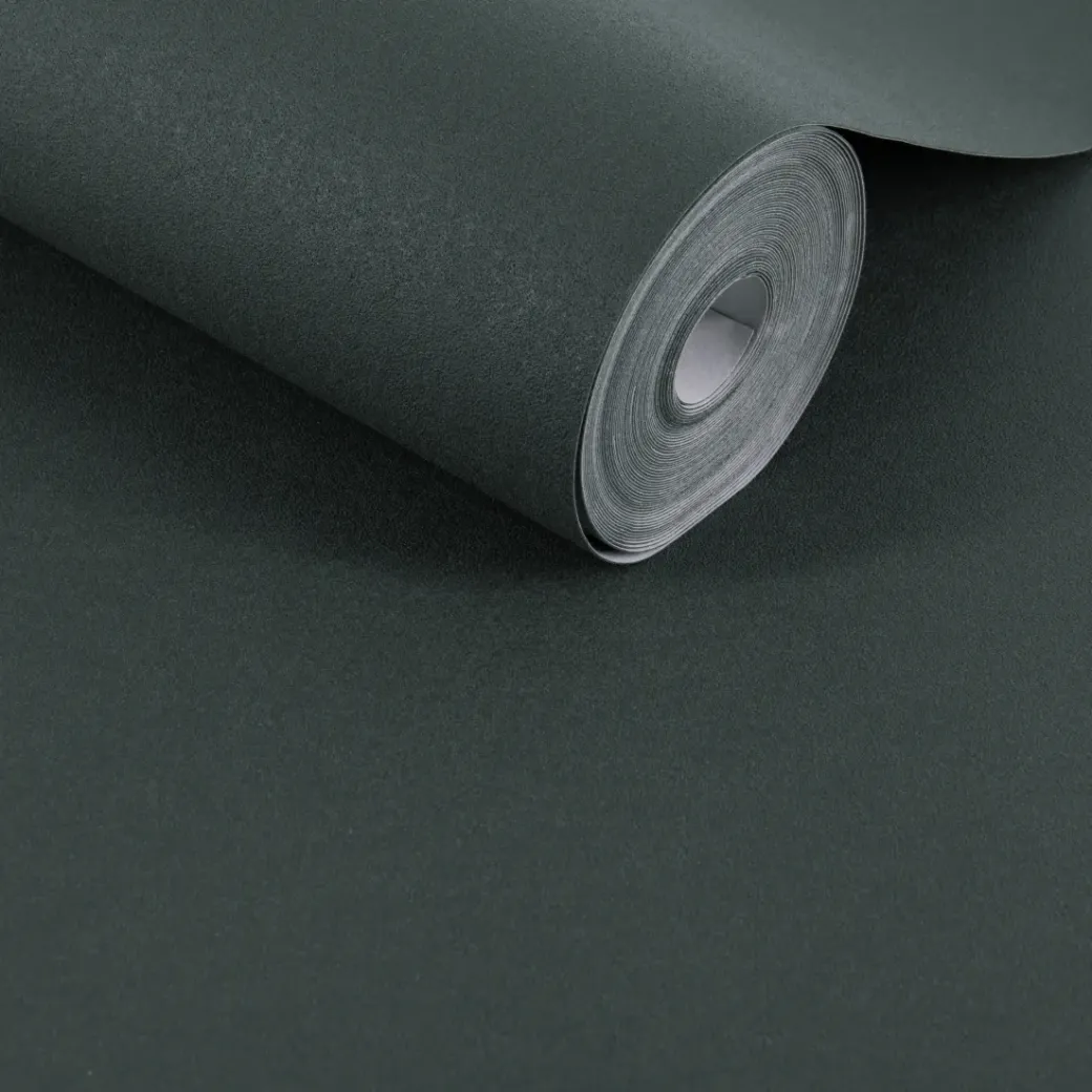Brico Vliesbehang-Elle Vliesbehang Velvet Uni Groen