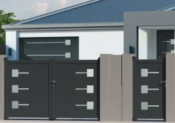 Brico Voordeuren-Elsealu Buitendeur Soria Antracietgrijs 218X96Cm