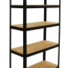 Erro Stellingkast Met 5 Planken - Zwart - 90Cm|Brico Outlet