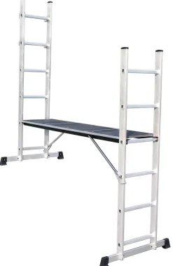 Escalo Combinatie Stelling Ladder Multi+ 2X6-Treeds|Brico Outlet