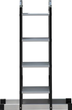Escalo Vouwladder Multifold 2-In-1 Zwart|Brico