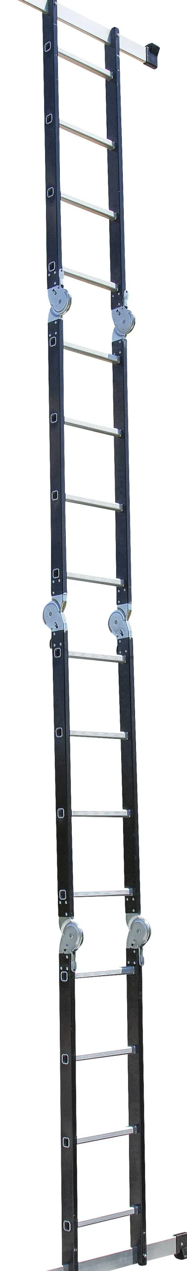 Escalo Vouwladder Multifold 2-In-1 Zwart|Brico