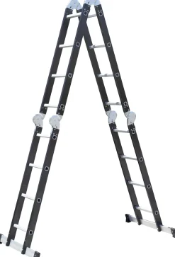 Escalo Vouwladder Multifold 2-In-1 Zwart|Brico