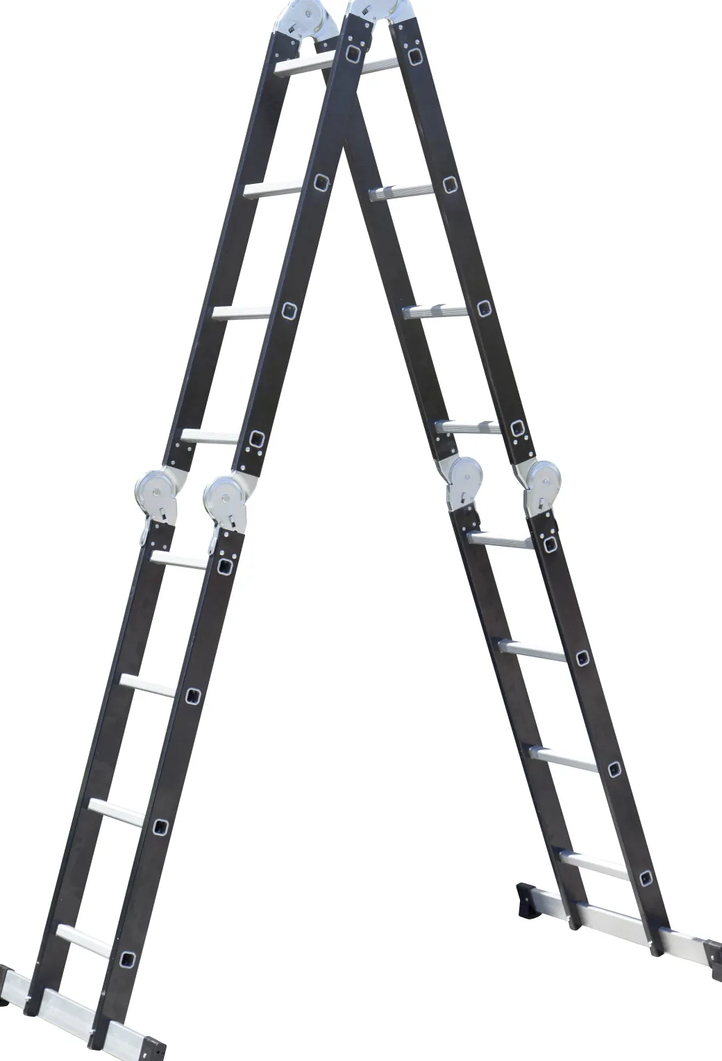Escalo Vouwladder Multifold 2-In-1 Zwart|Brico