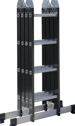 Escalo Vouwladder Multifold 2-In-1 Zwart|Brico