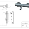 Essebagno Badmengkraan Manopola Zwart Concrete|Brico Discount