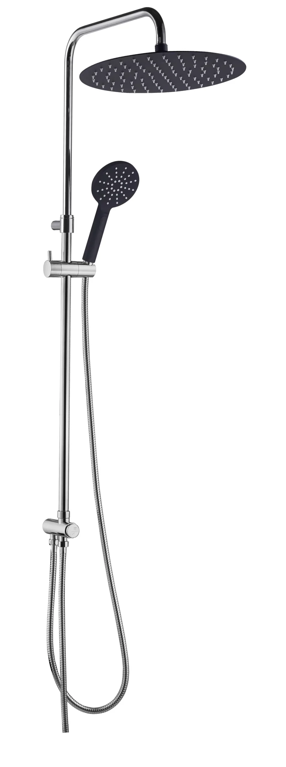 Essebagno Doucheset Essesmart Ii Zwart/Chroom|Brico Outlet
