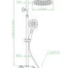 Essebagno Doucheset Kissy Met Thermostatische Mengkraan Mat Zwart|Brico Outlet