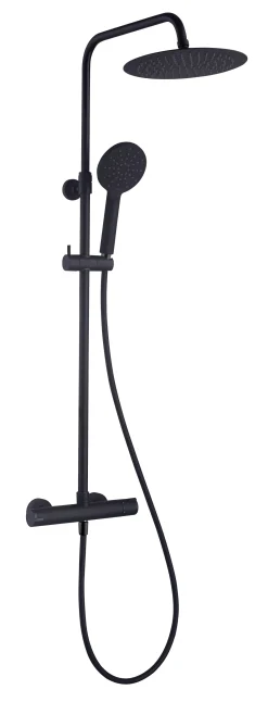 Essebagno Doucheset Kissy Met Thermostatische Mengkraan Mat Zwart|Brico Outlet