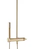 Essebagno Doucheset Luisa Met Mechanische Mengkraan Goud Geborsteld|Brico Outlet
