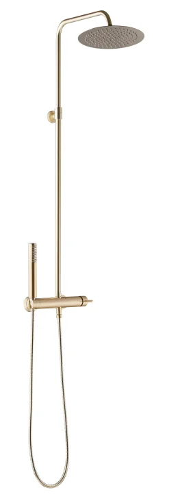 Essebagno Doucheset Luisa Met Mechanische Mengkraan Goud Geborsteld|Brico Outlet