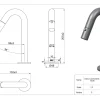 Essebagno Fonteinkraan Indus Zwart|Brico Outlet