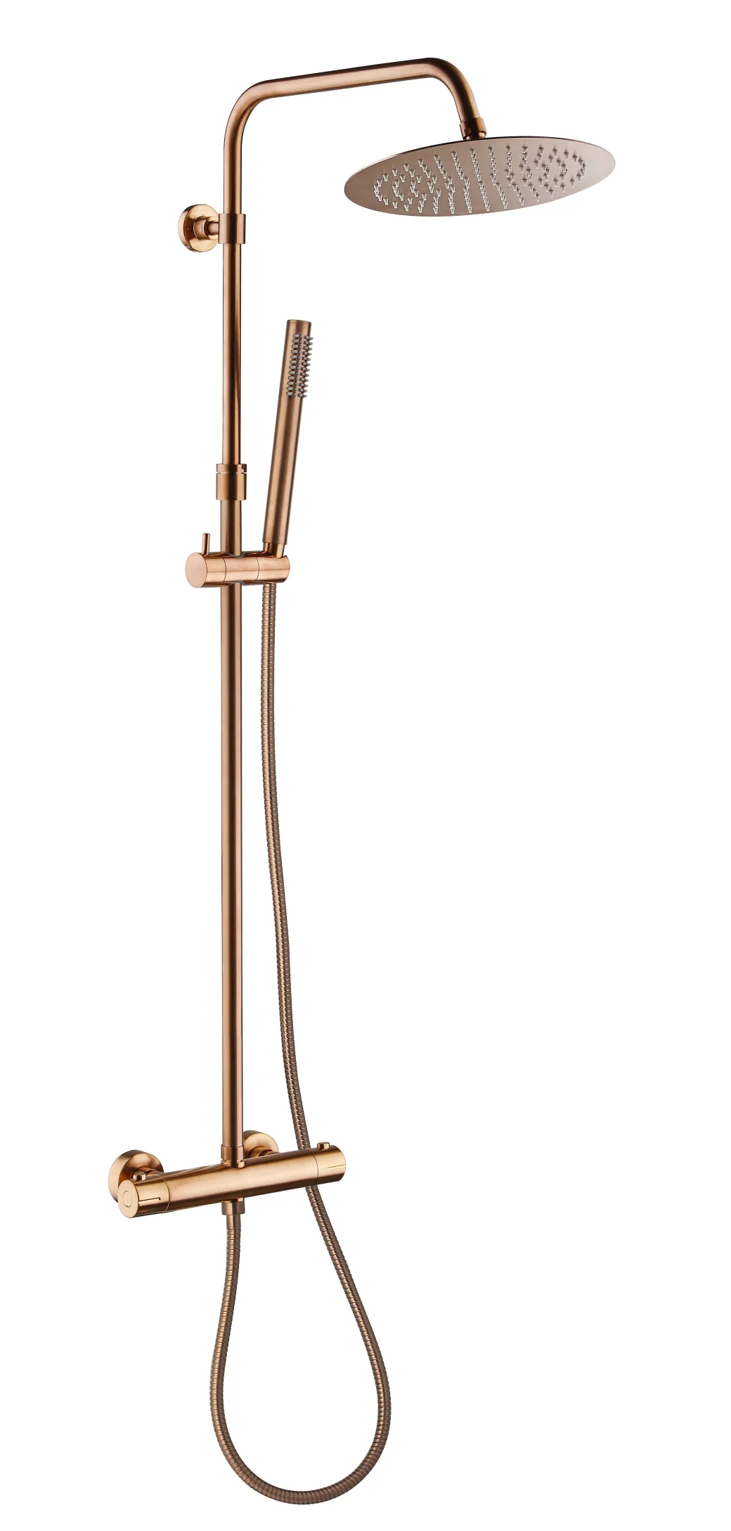 Essebagno Regendoucheset Luisa Ii Met Thermostatische Kraan O250Mm Koper|Brico Outlet