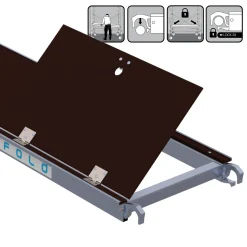 Euroscaffold Kamersteiger 75X190X5,7M Werkhoogte|Brico Outlet